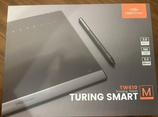 10"x6" Drawing Tablet for PC - Paper-Like Graphics, 16384 Levels, Battery-Free S