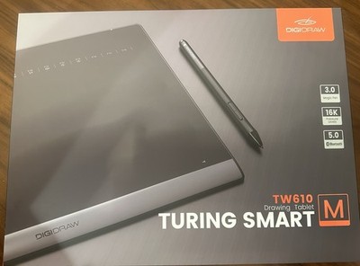 10''x6'' Drawing Tablet for PC - Paper-Like Graphics, 16384 Levels, Battery-Free S