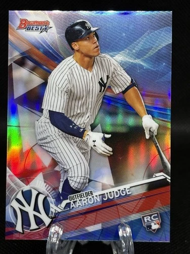 2017 Bowman's Best - Aaron Judge #1 Refractor RC MVP 🔥🏆🔥🏆🔥⚾️ Future Legend