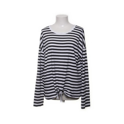 Eight Eight Eight, Langarmshirt, Größe: XXL, Schwarz/Weiß, Streifen, Damen #IbL