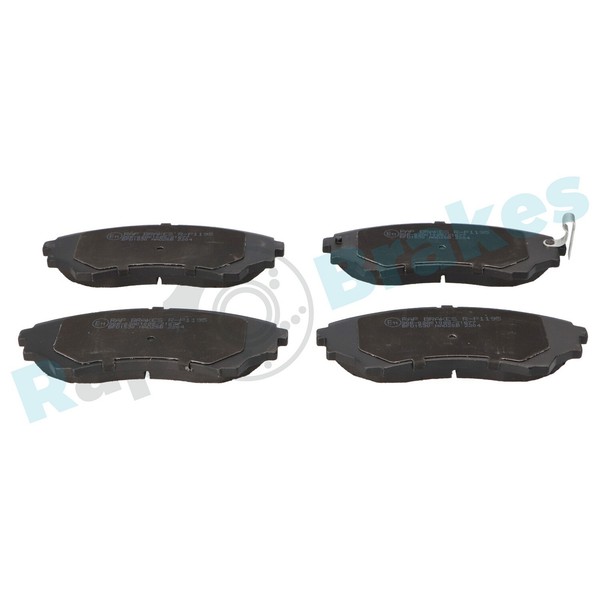 Bremsbelagsatz Scheibenbremse RAP Brakes R-P1195 FüR Ford Ranger ER EQ ET 4X4 UN-image