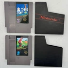 GYROMITE & GOLF Video Game Cartridge Lot w/ Sleeves - Nintendo Entertainment NES