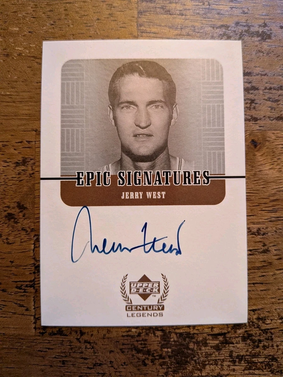 その他 Jerry West Auto upper deck Upper Deck Jerry West Basketball Autographed Sports Trading Cards