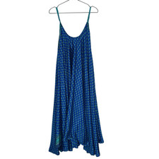 Kantha Bae Moonchild Slip Silk Midi Dress One Size