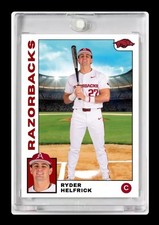 2025 Ryder Helfrick NCAA Future Stars Rookie Card #27 Arkansas Razorbacks