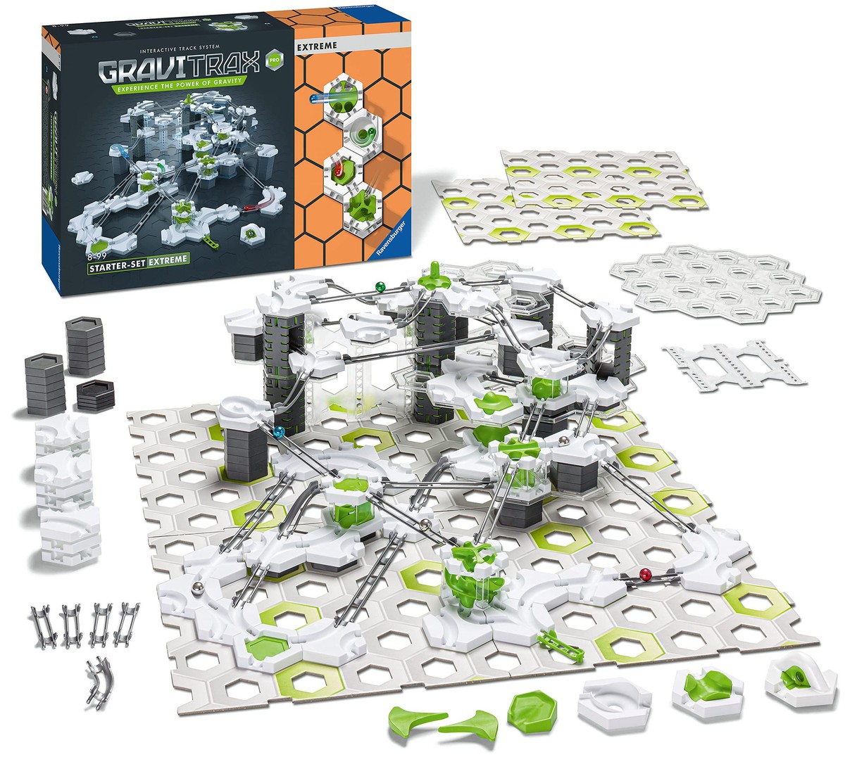 GraviTrax PRO Extreme Marble Run Set STEM Toy for Kids Aged 8 and