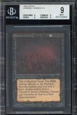 MINT BGS 9 Alpha Demonic Hordes ~ Vintage Magic/MTG ~ QUAD 9