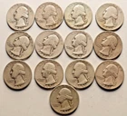 Lot 13 Silver Quarters | 1941-1951