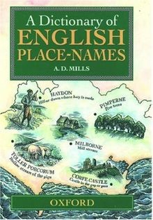 A Dictionary of English Place Names von Mills, A. D. | Buch | Zustand sehr gut