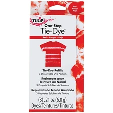 I Love To Create Tulip One-Step Tie-Dye Refill .13oz 3/Pkg-Red (3Pk)