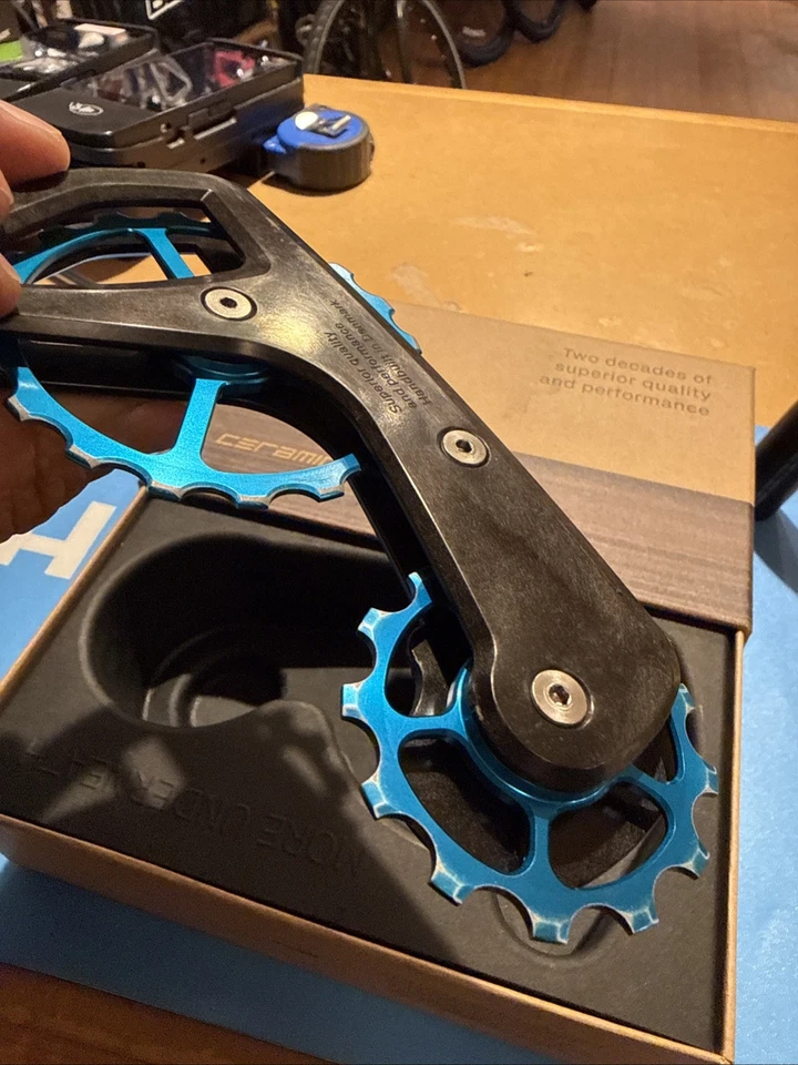 Ceramicspeed OSPW RS 5-Spoke for Shimano 9250/8150 blue - Image 4 of 4