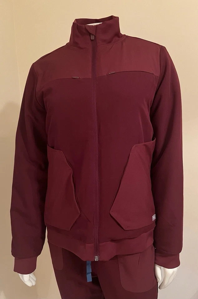 FIGS Morven куртка Sz S выстеганная бордовый LTD более раннее издание, совершенно новый - Изображение 4 из 4