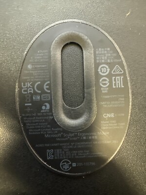 Genuine OEM replacement Battery Cover for Microsoft Sculpt Ergonomic Mouse