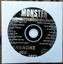 FEMALE KARAOKE CDG COUNTRY HITS MONSTER MH1071- CD MUSIC CD G REBA MCENTIRE