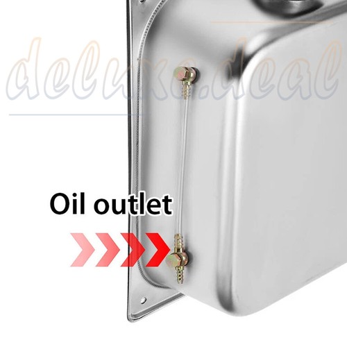 New 8L Air Diesel Heater Fuel Tank Oil With Lock Stainless Steel For Car Truck - Picture 5 of 12
