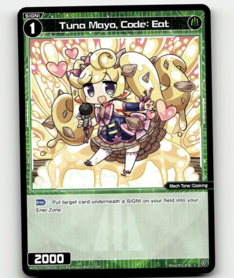 WIXOSS Tuna Mayo, Code: Eat Welcome Back Diva -Lostorage- Common