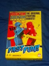 Rock 'em Sock 'em Robots Game Travel Version Mattel
