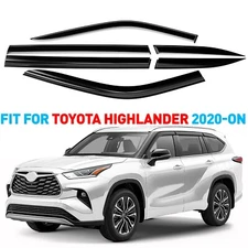 Rain Guards Vent Visors Shade for 2020-2025 Toyota Highlander
