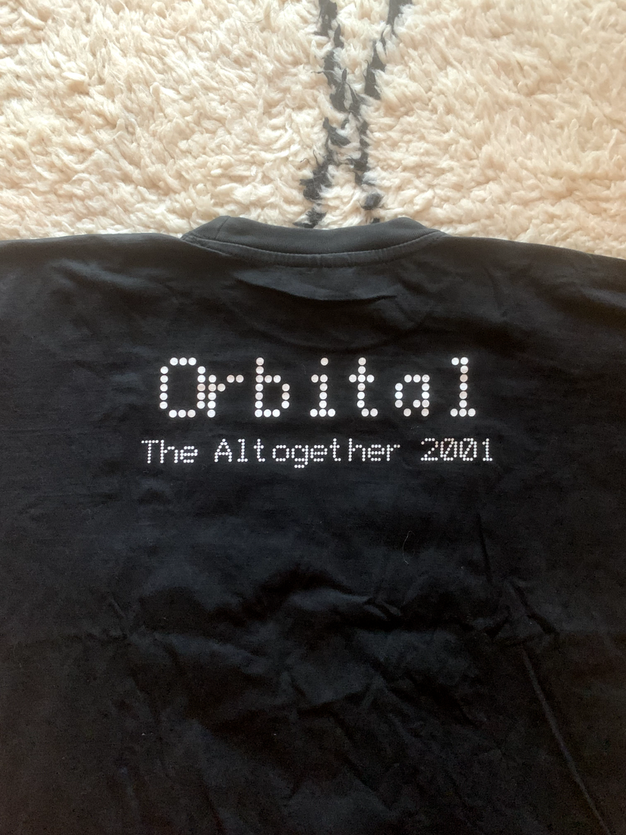 EARLY 00S ORBITAL T-SHIRT オービタル Tシャツ テクノ RARE Vintage ORBITAL THE ALTOGETHER TOUR 2001 TEE Orb Underworld T