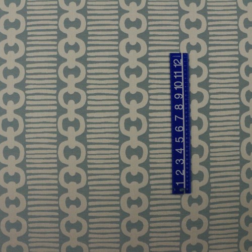 SUNBRELLA LINKED CHAIN SPA BLUE OUTDOOR INDOOR JACQUARD FABRIC BY YARD 54"W - Picture 3 of 7