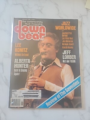 1980 January DOWN BEAT Jeff Lorber Alberta Hunter Lee Konitz (CP43)