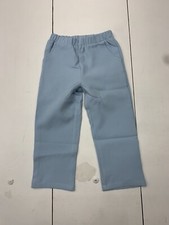 Blue Elastic Waist Girls Pants Size 4Y