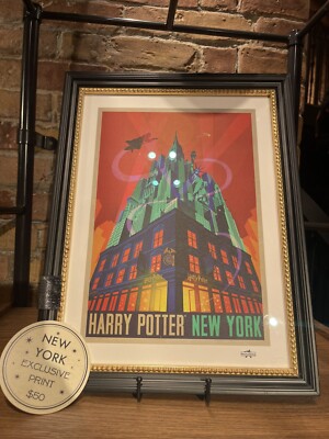 Harry Potter New York NY Minalima Limited Edition Promo Color