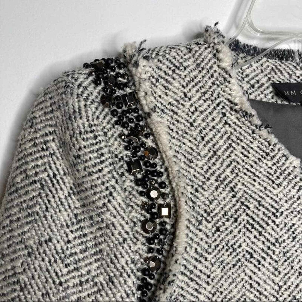 MM Couture by Miss Me NWT Embellished Tweed Wool Blend