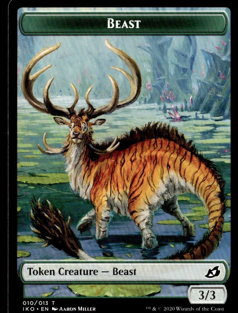 2020 Ikoria: Lair of Behemoths Tokens Beast Token/Common #10
