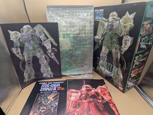MG 1/100 MS-06F / J Zaku II Crystal Version (Mobile Suit Gundam) Made in Japan - Picture 2 of 2