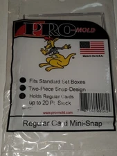 Snap Card Holders - Standard, Thicker, Super Thick, Pre-1957 - Trading Supplies