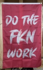 Do The F cking Work Flag FREE SHIP Motivation Gym Strength USA Sign 3x5