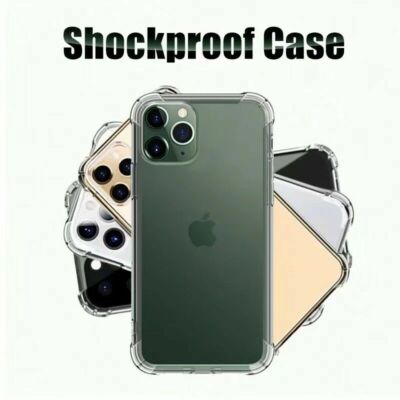 Clear Shockproof Case für iPhone 16 15 14 13 12 Pro Max Mini 11 Pro XR XS Bumper