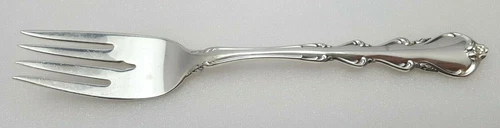 Genuine International Sterling Angelique Sterling Silver Salad Fork 6 1/2" Inch