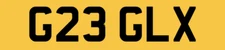 GREG L NUMBER PLATE PRIVATE REGISTRATION CHERISHED G23 GLX CAR REG GREGORY GREG
