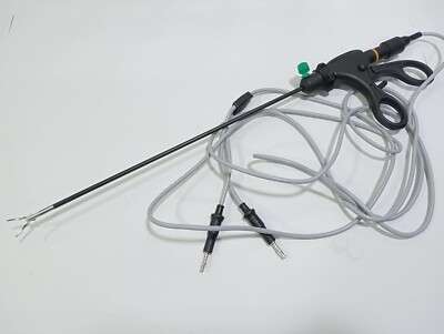 Laparoscopic Bipolar Maryland Curved Dissector Cable Surgical Instrument Set 2Pc