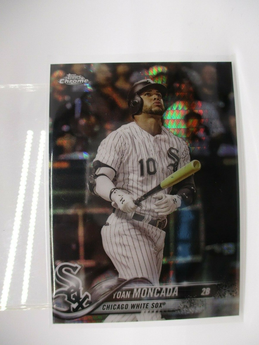 2018 Topps Chrome Prism Refractors #160 Yoan Moncada WHITE SOX | eBay