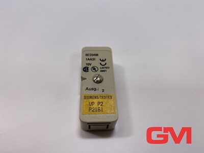 Module De Mesure Siemens 6ES5498-1AA31 Pour SIMATIC S5 - Sortie 2 10V - Occasion