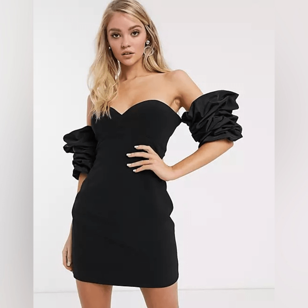 ronny kobo black dress MILLE Liliana Dress in Santorini Embroidery M main image 1