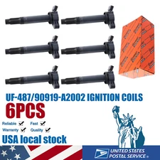 6pcs 90919-A2002 Ignition Coil For Toyota Lexus ES350 IS350 GS350 GS450h 3.5L