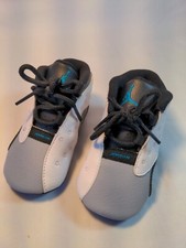 AIR JORDAN 13 XIII RETRO “BARONS” WHITE/GREY/BLACK TODDLER--SIZE 4C Rare Coolest