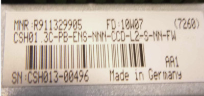 INDRAMAT CSH01.3C-PB-ENS-NNN-CCD-L2-S-NN-FW CONTROL CARD