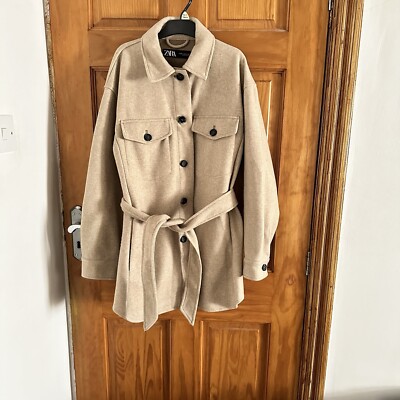 Women’s Beige Zara Shacket UK