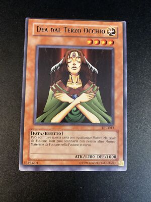 Yu Gi Oh Ita Rara Diosa De Tercer Ojo Tp1-i013 Miscut NM Yugioh