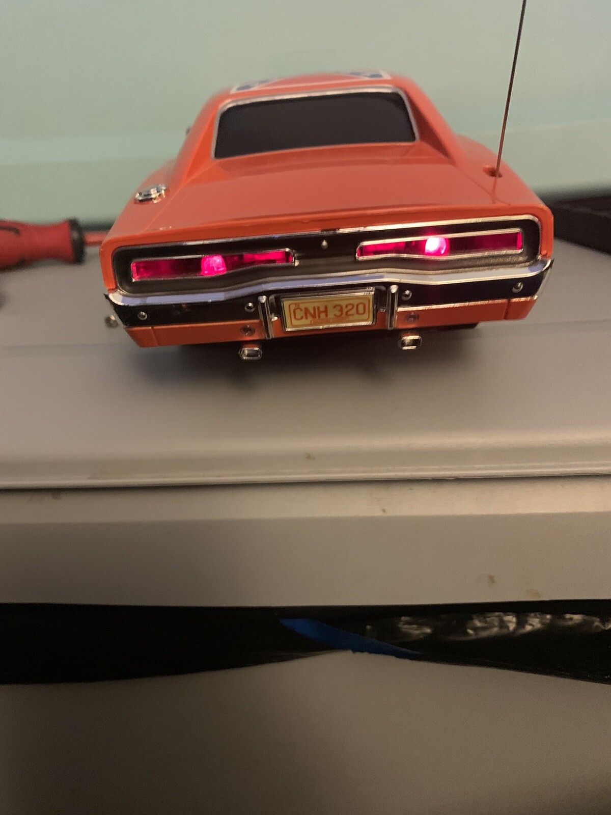 2005 Dukes of Hazzard Malibu International General Lee RC Car Scale No Remote