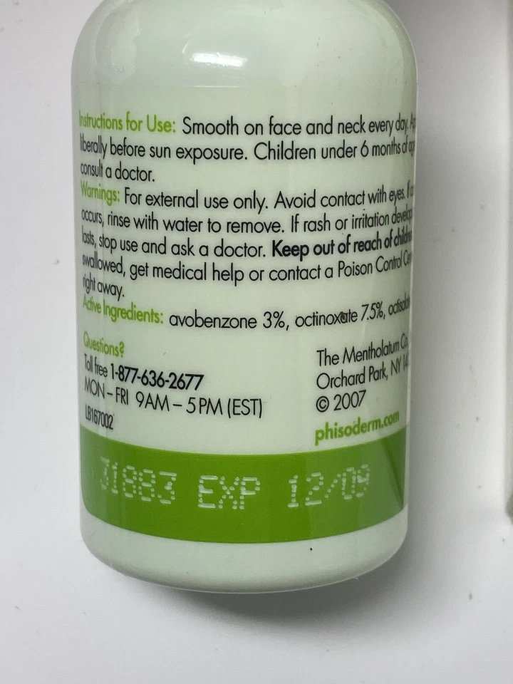 Phisoderm Daily Moisturizer pH Balanced 2 Oz. Discontinued Exp 12/2009 New - Image 3 of 4