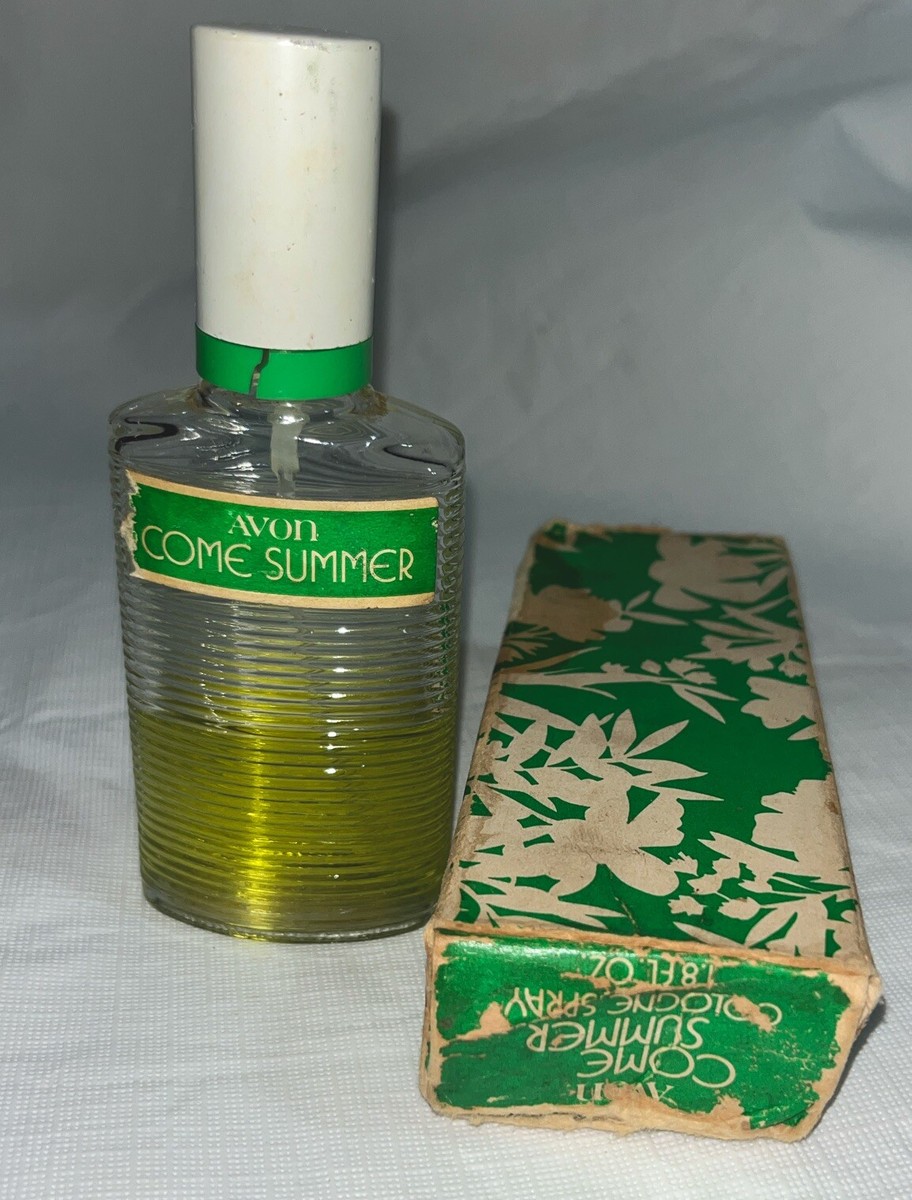 Vintage Avon 1970s 1.8 oz Come Summer Cologne Mist Perfume