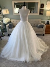 wedding dress detachable skirt