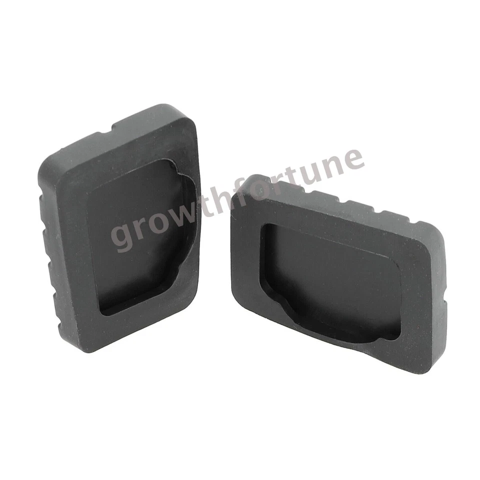 Cubierta de goma para pedal de freno de embrague de 2 piezas de repuesto para Nissan Axxess carrocería dura Foto 4 de 4