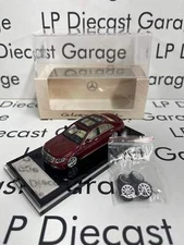 GLORY MODEL 2019 Mercedes Benz S320L W222 Red 1:64 Diecast Ghost Player